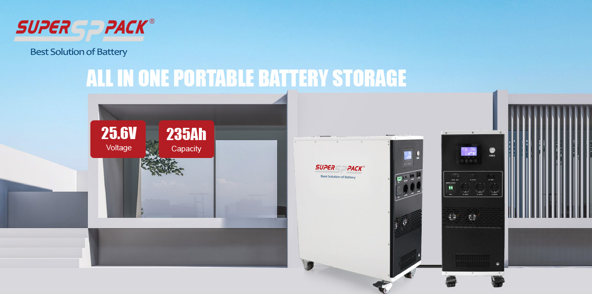 6kWh All-In-One Portable Battery Storage