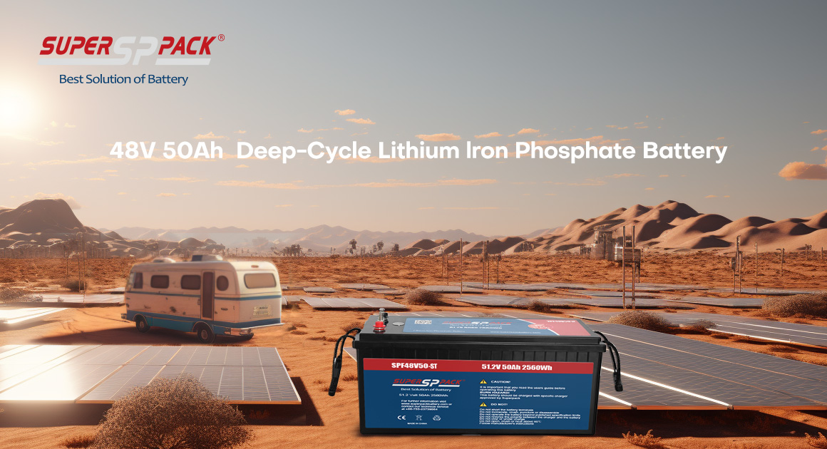 Superpack 48V 50Ah  Deep-Cycle Lithium lron Phosphate Battery