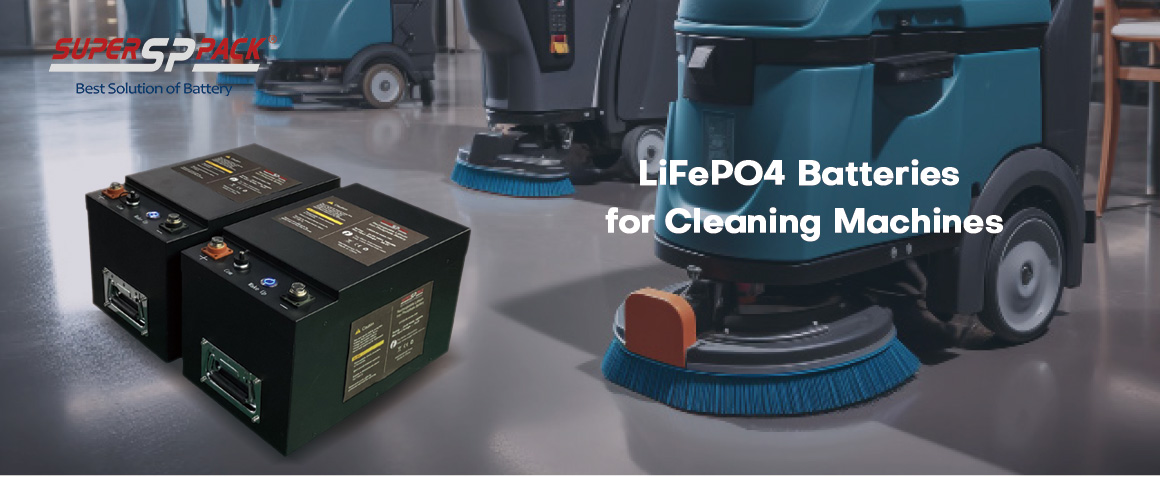 LiFePO4 Batteries  for Cleaning Machines