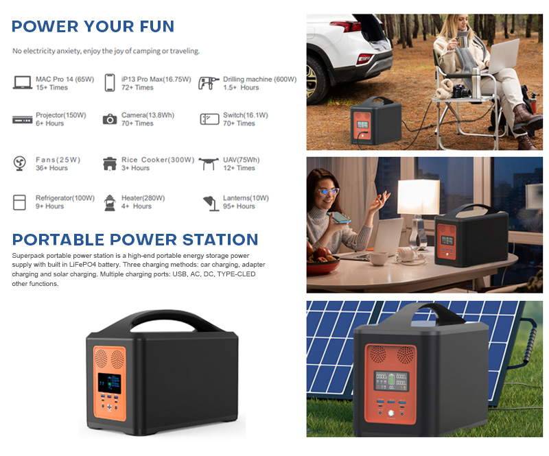 Superpack1000Wh solar generator