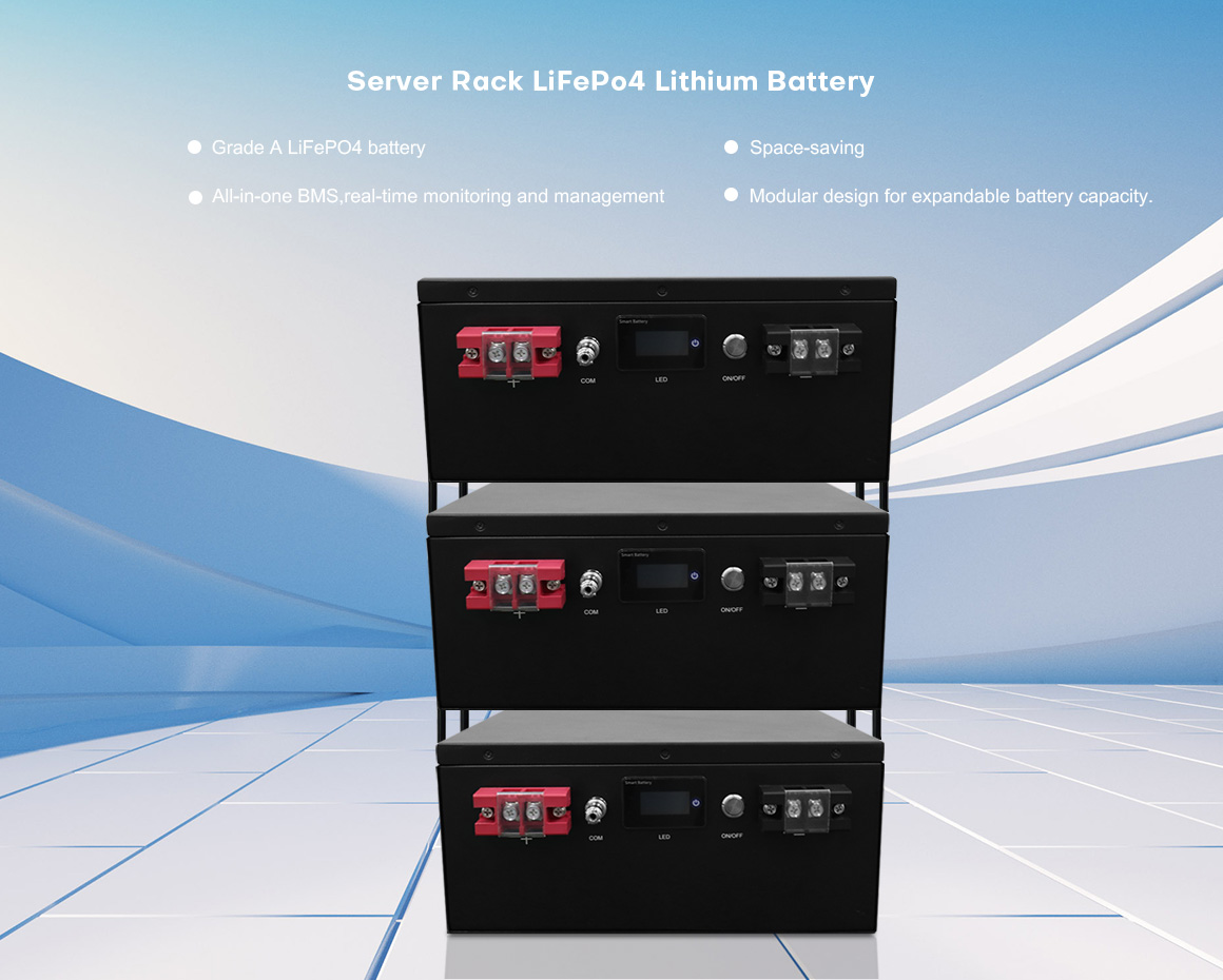 Server Rack LiFePo4 Lithium Battery